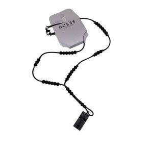Guess Fashion necklace black goth cross religious adjustable costume $29 retail